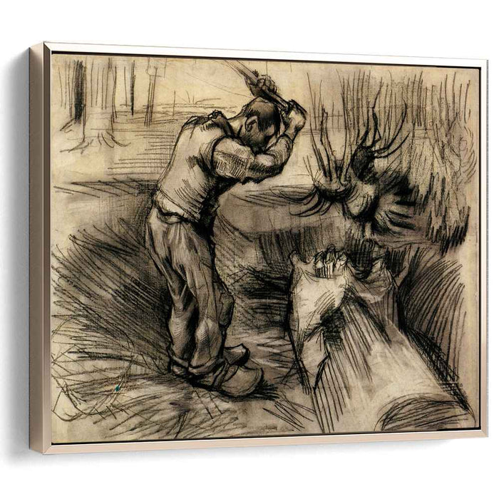 Woodcutter (1885) by Vincent van Gogh