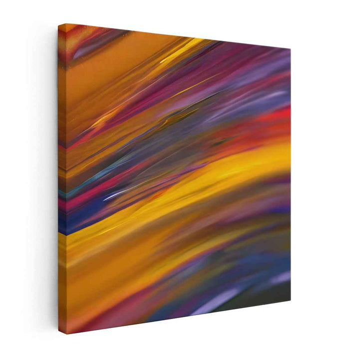 Yellow Abstract Print #009