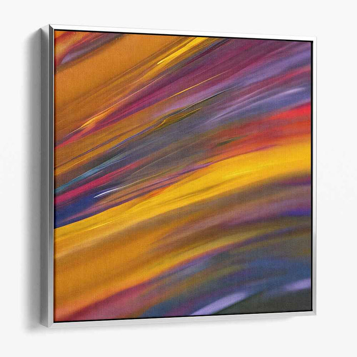 Yellow Abstract Print #009