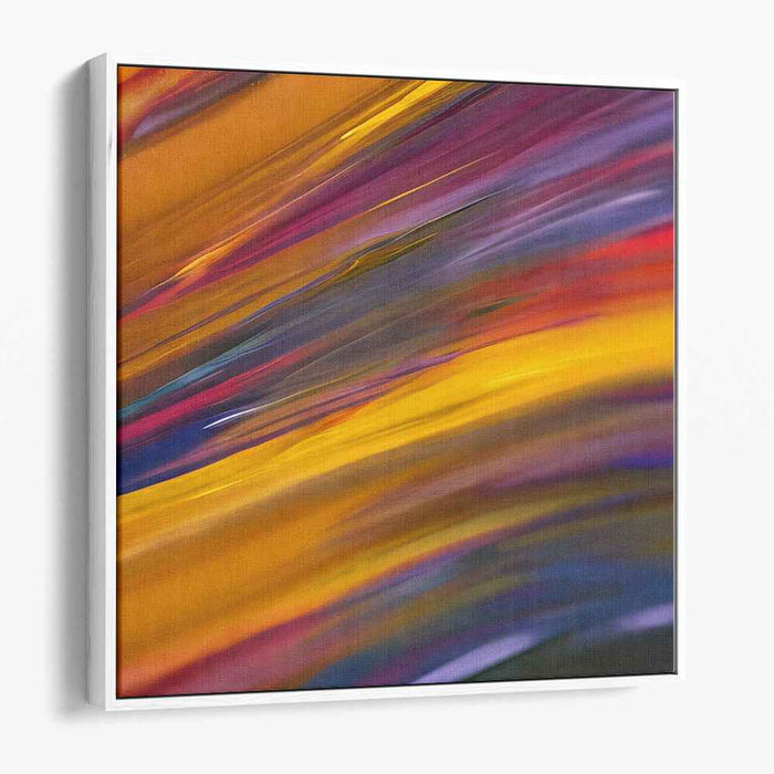 Yellow Abstract Print #009