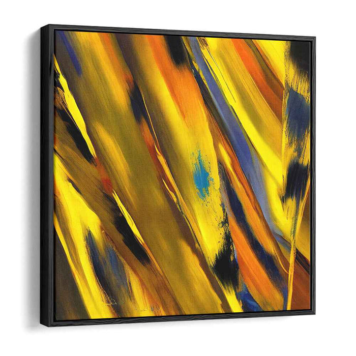 Vivid Streaks: Abstract Expressionist Canvas Art Print