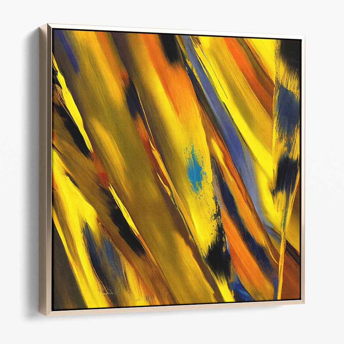 Vivid Streaks: Abstract Expressionist Canvas Art Print