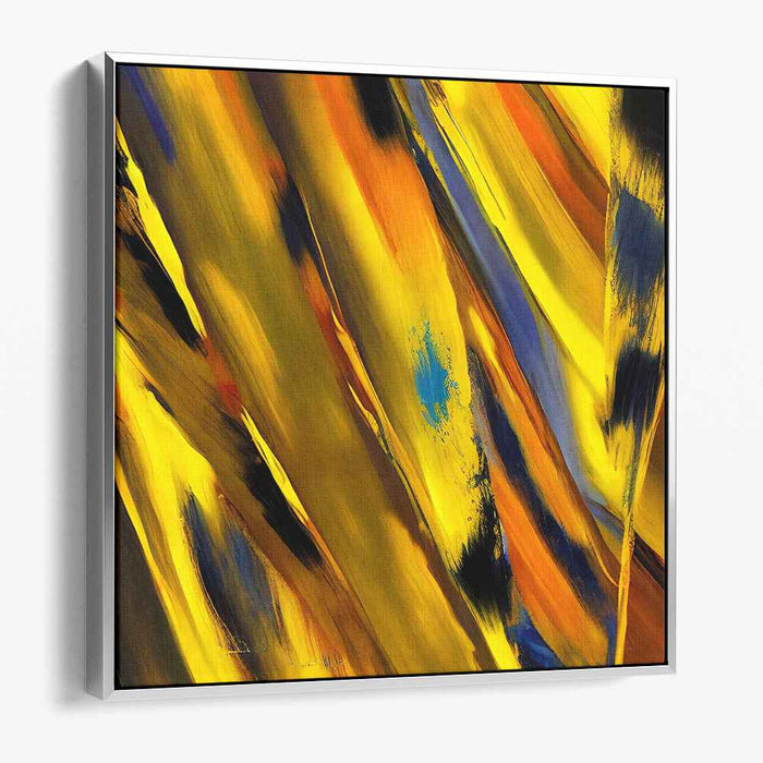 Vivid Streaks: Abstract Expressionist Canvas Art Print
