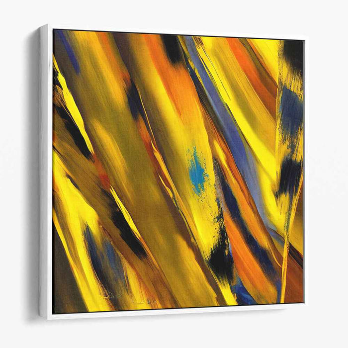 Vivid Streaks: Abstract Expressionist Canvas Art Print