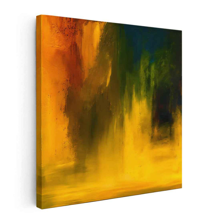 Yellow Abstract Print #052