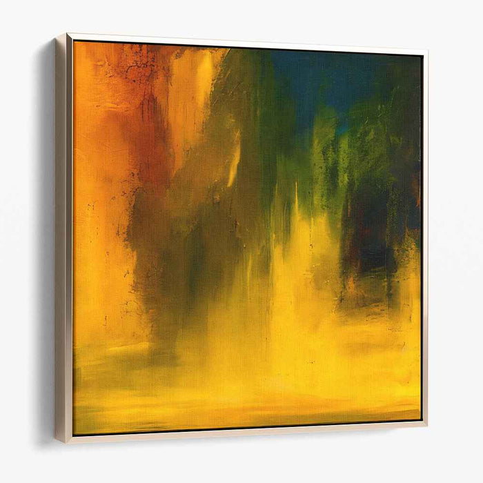 Yellow Abstract Print #052