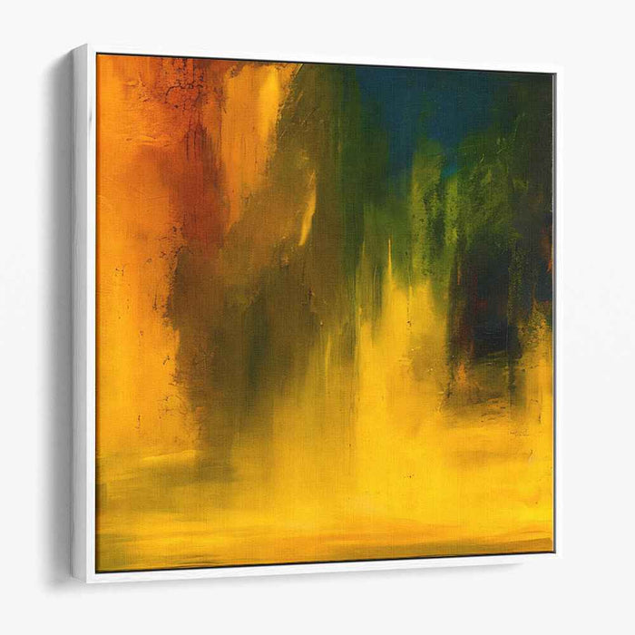 Yellow Abstract Print #052