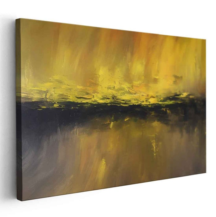 Yellow Abstract Print #101