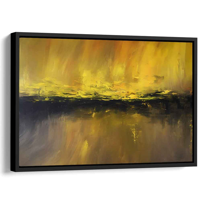 Yellow Abstract Print #101