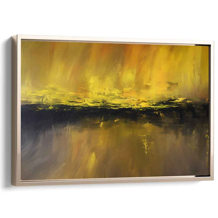 Yellow Abstract Print #101