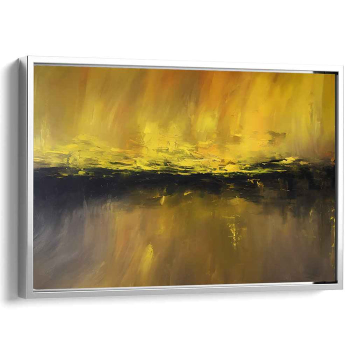 Yellow Abstract Print #101