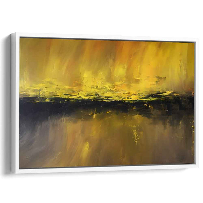 Yellow Abstract Print #101