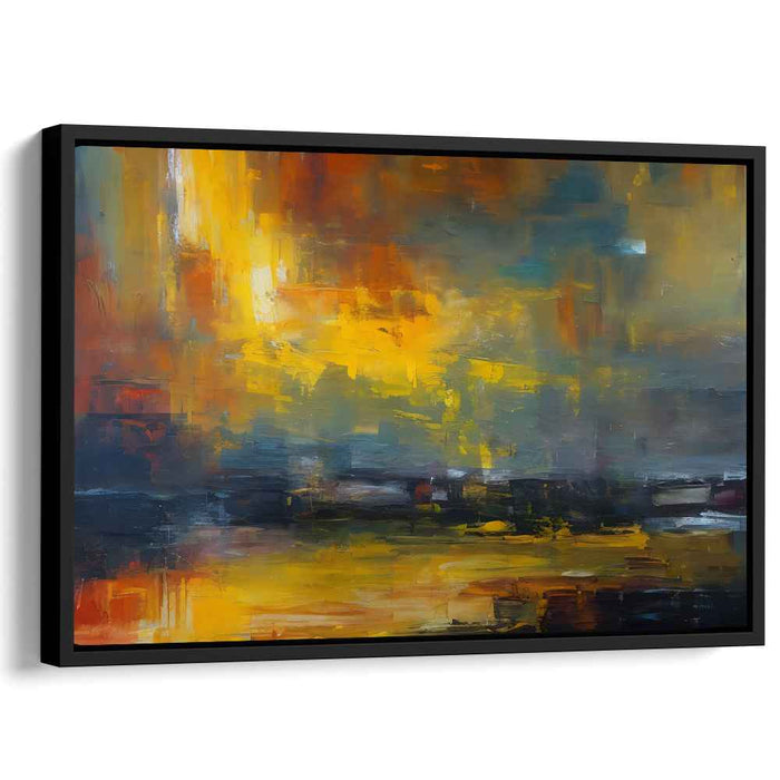 Yellow Abstract Print #106