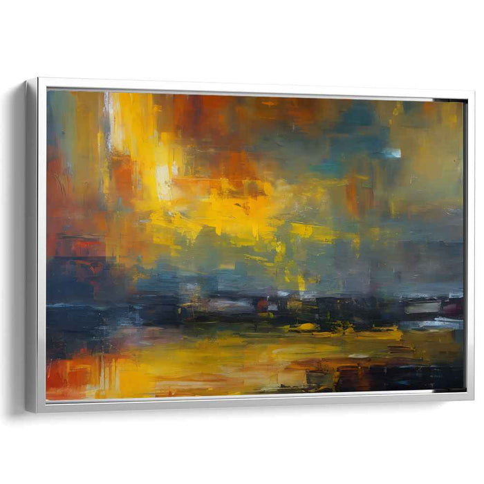 Yellow Abstract Print #106