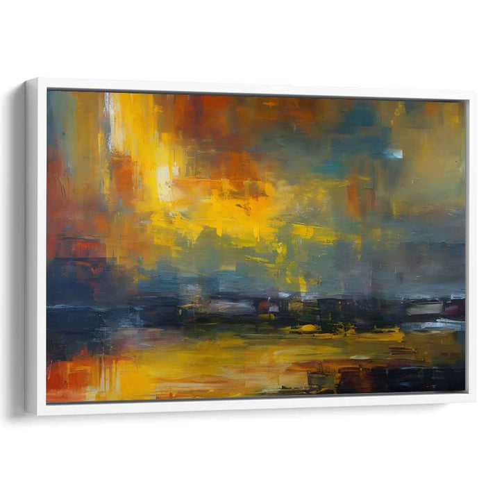 Yellow Abstract Print #106