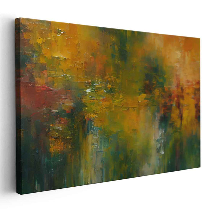 Yellow Abstract Print #112