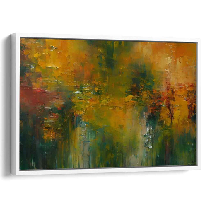 Yellow Abstract Print #112