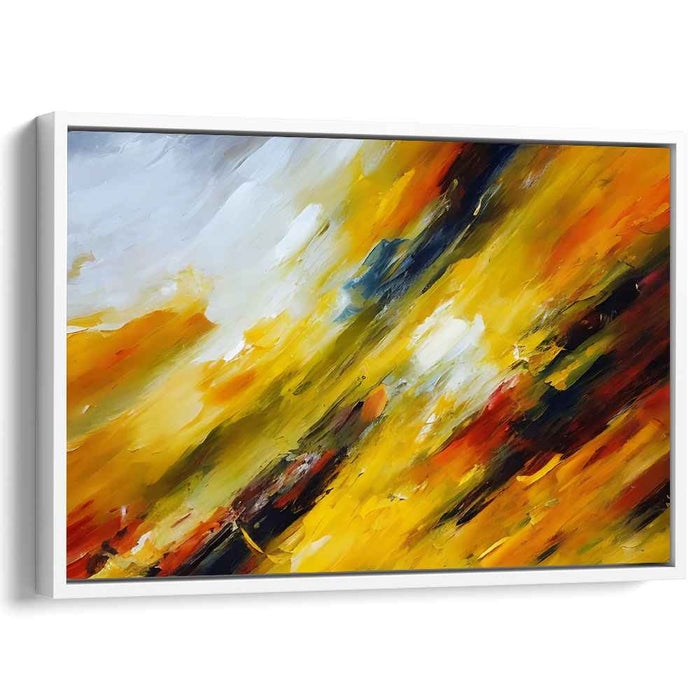 Yellow Abstract Print #113