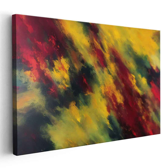 Yellow Abstract Print #121