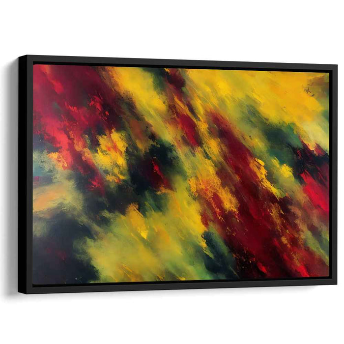 Yellow Abstract Print #121