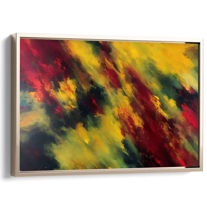 Yellow Abstract Print #121