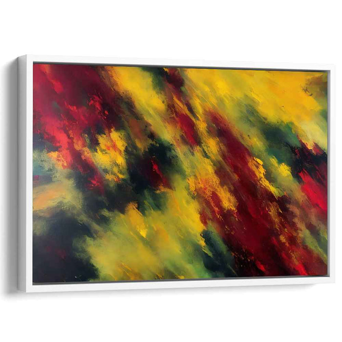 Yellow Abstract Print #121