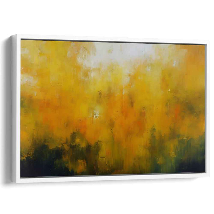 Fall's Fervent Palette: Abstract Autumnal Expressionist Canvas Art