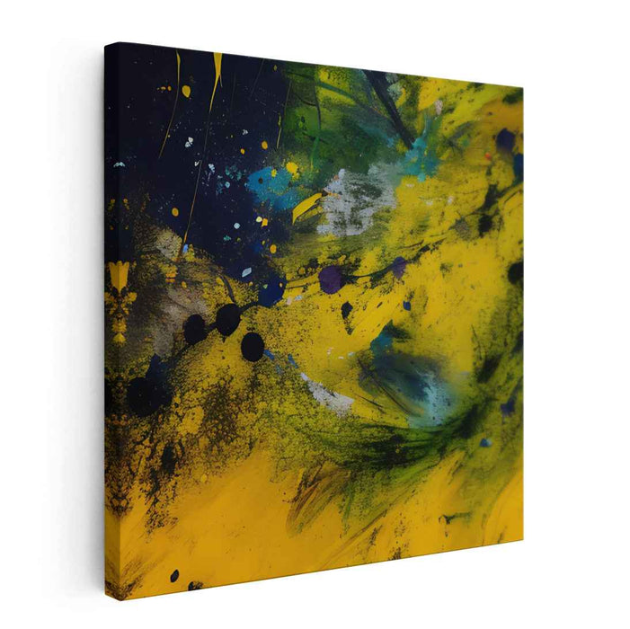 Color Symphony Melody: Abstract Play of Colors Canvas Art