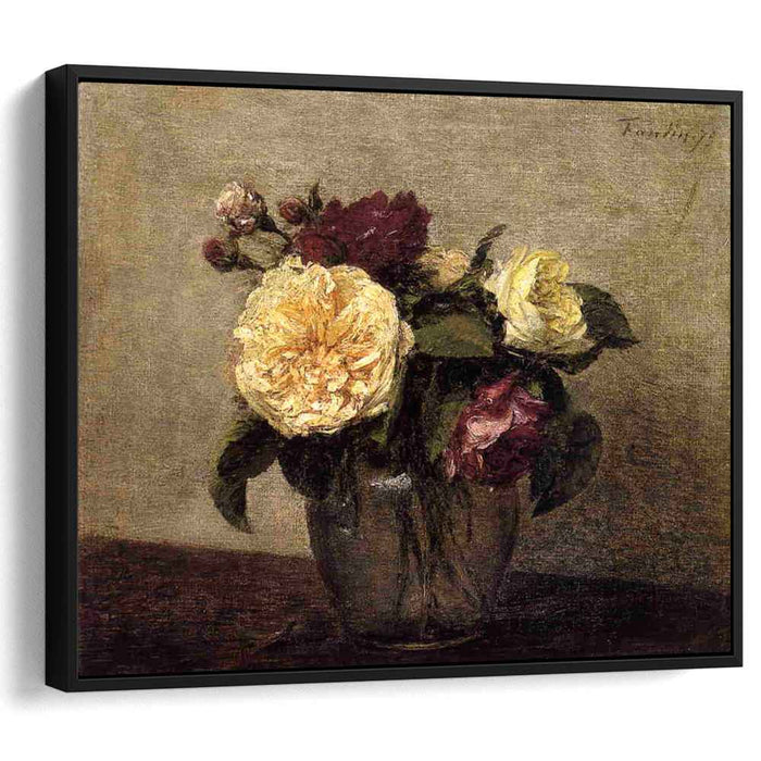 Yellow and Red Roses (1879) by Henri Fantin-Latour