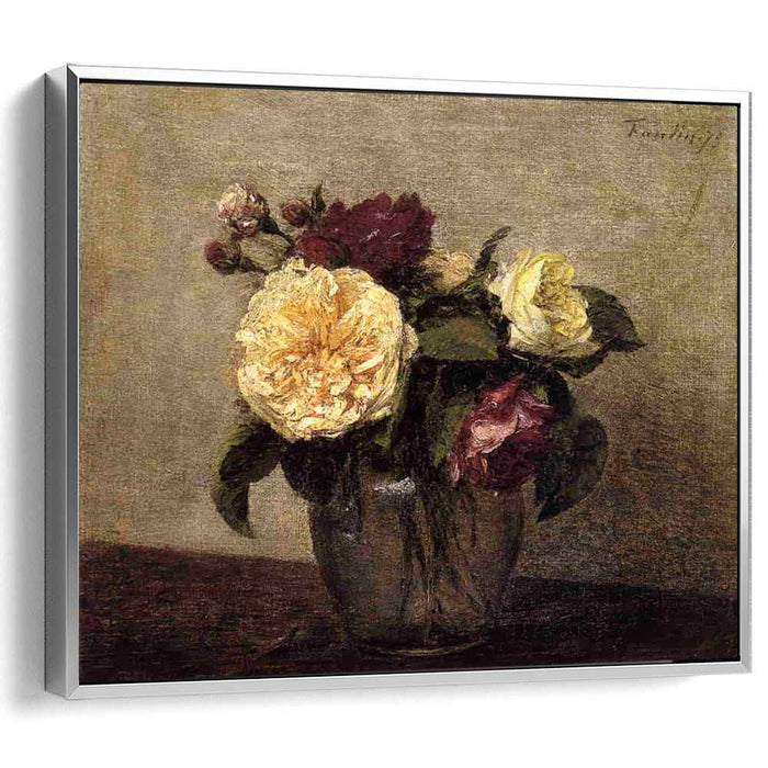 Yellow and Red Roses (1879) by Henri Fantin-Latour