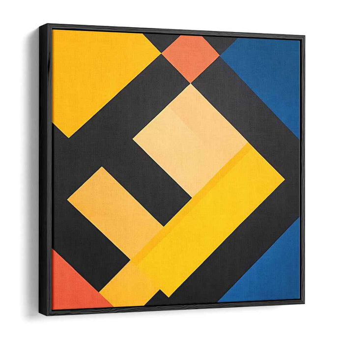 Yellow Geometric Abstract #007