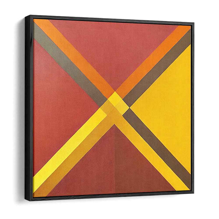 Yellow Geometric Abstract #025