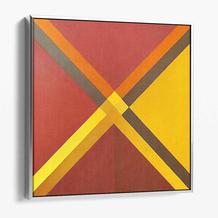 Yellow Geometric Abstract #025