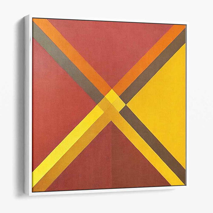 Yellow Geometric Abstract #025