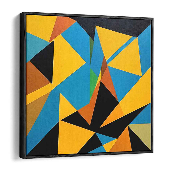 Colorful Dreamscape Creation: Vibrant Abstract Shapes Canvas Art Print