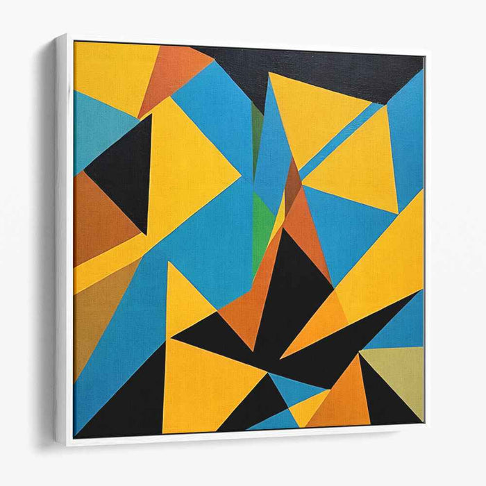 Colorful Dreamscape Creation: Vibrant Abstract Shapes Canvas Art Print