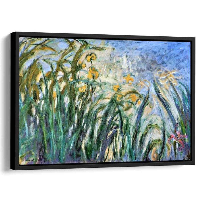 Yellow Irises and Malva (1917) by Claude Monet