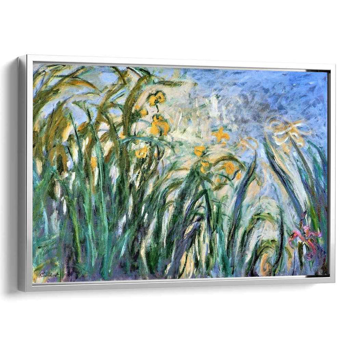 Yellow Irises and Malva (1917) by Claude Monet