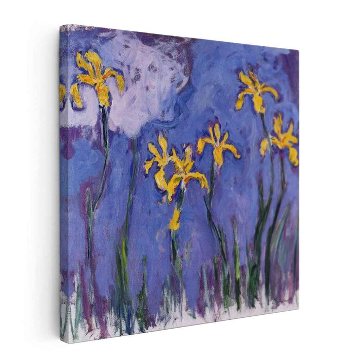 Yellow Irises with Pink Cloud (1917) by Claude Monet