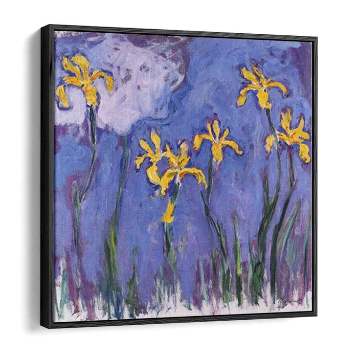 Yellow Irises with Pink Cloud (1917) by Claude Monet