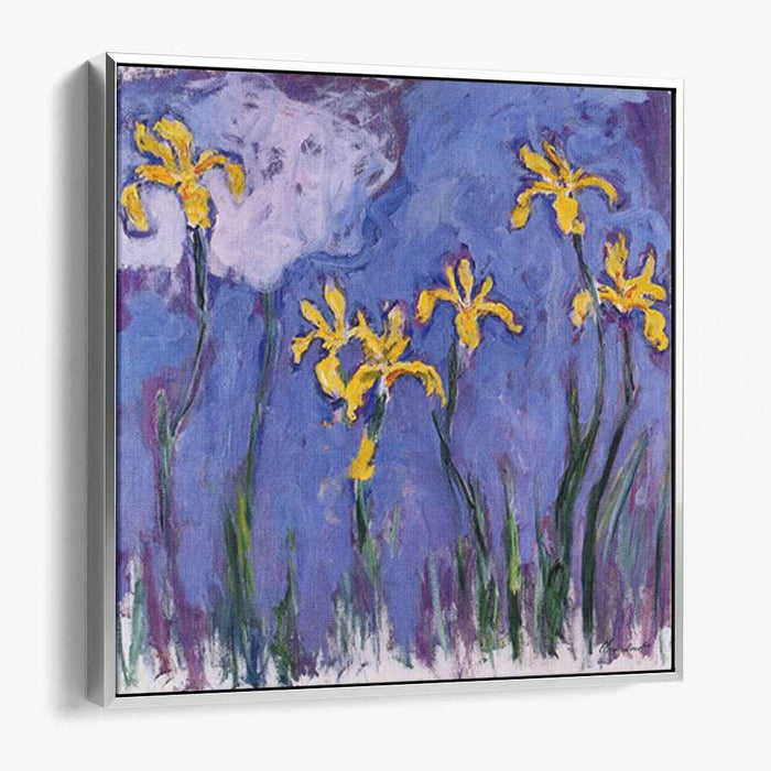 Yellow Irises with Pink Cloud (1917) by Claude Monet