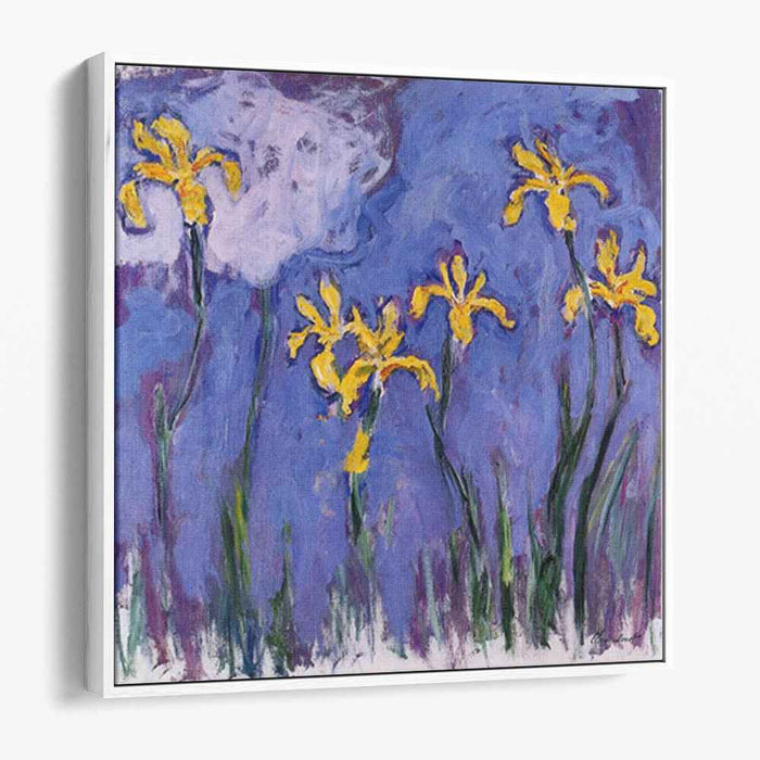 Yellow Irises with Pink Cloud (1917) by Claude Monet