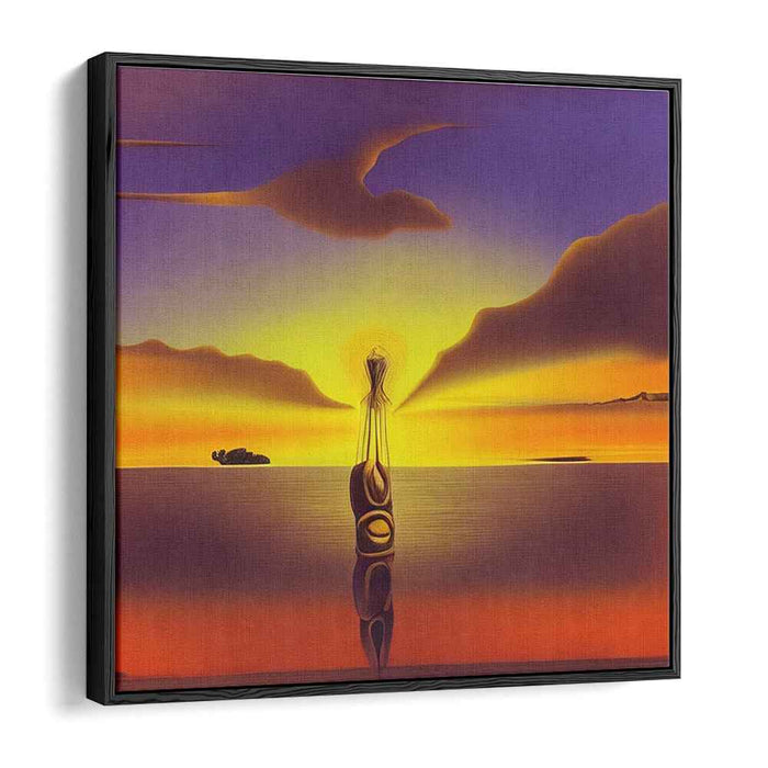 Echoes of Chromatic Reflection: Abstract Reflection in Vibrant Hues