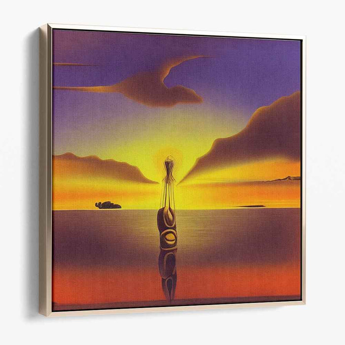 Echoes of Chromatic Reflection: Abstract Reflection in Vibrant Hues