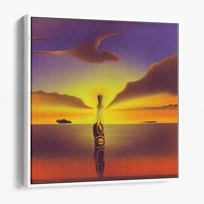 Echoes of Chromatic Reflection: Abstract Reflection in Vibrant Hues