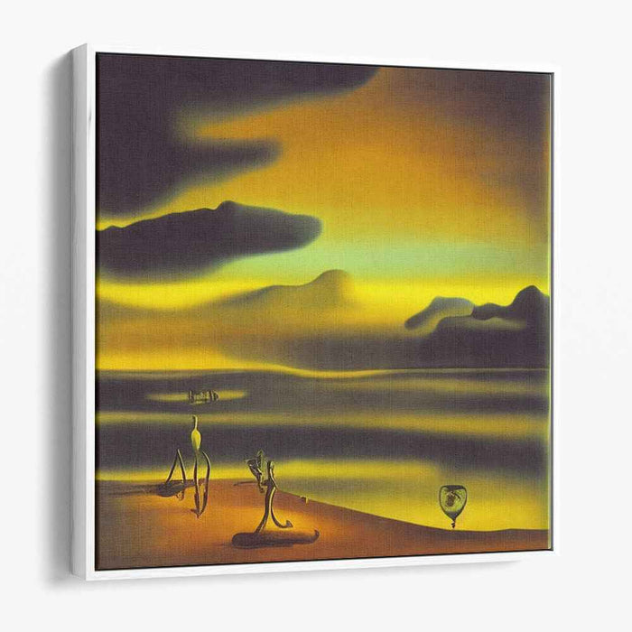 Eternal Visions: Surrealist Landscape with Mysterious Figures