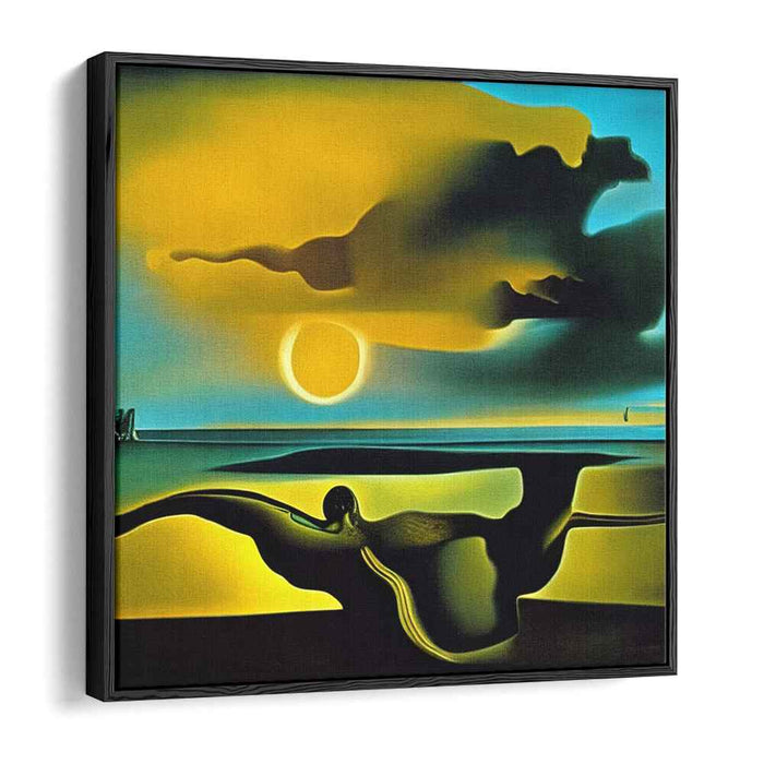 Twilight Dreamscape Unveiled: Surreal Sunset Canvas Art Print