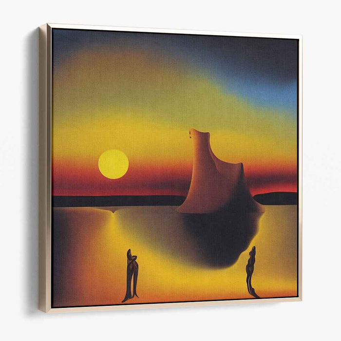 Ethereal Phantasmagoria: Surreal Dreamscape with Abstract Figures