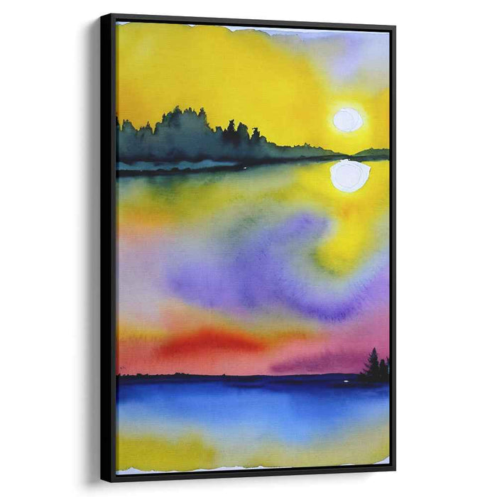 Whispers Of Rainbow Symphony: A Surreal Watercolor Dreamscape