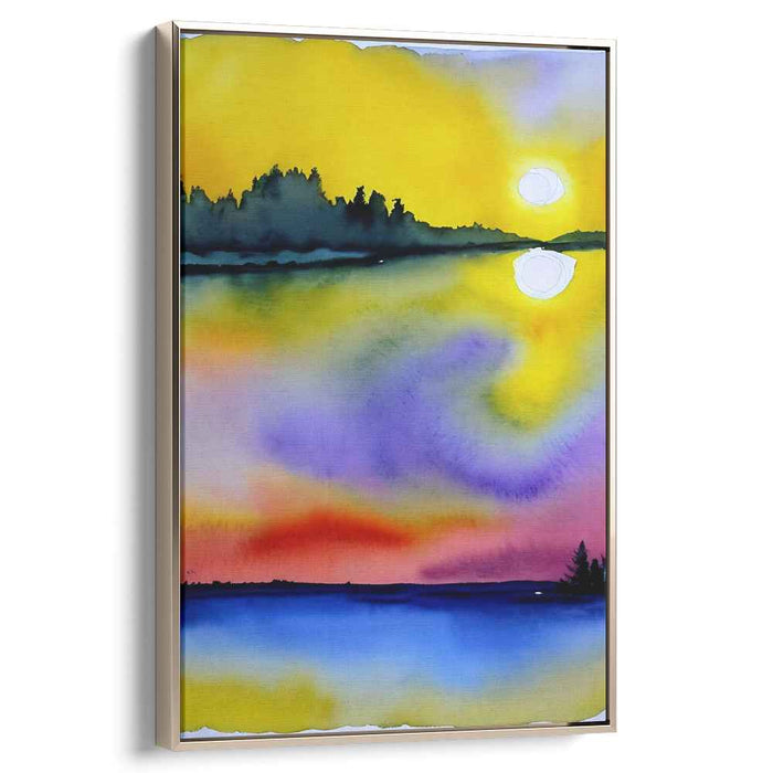 Whispers Of Rainbow Symphony: A Surreal Watercolor Dreamscape